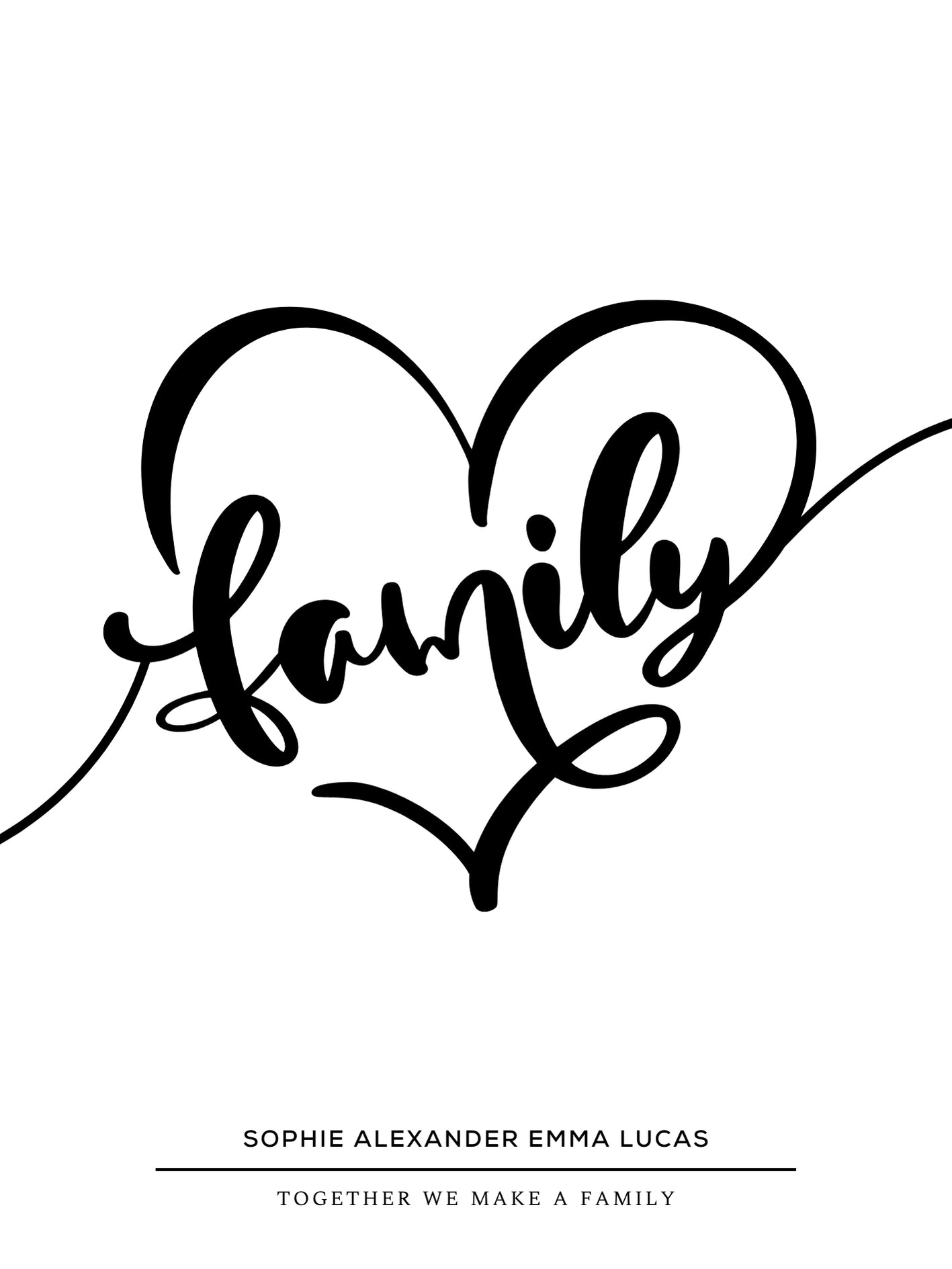 Together we make a family