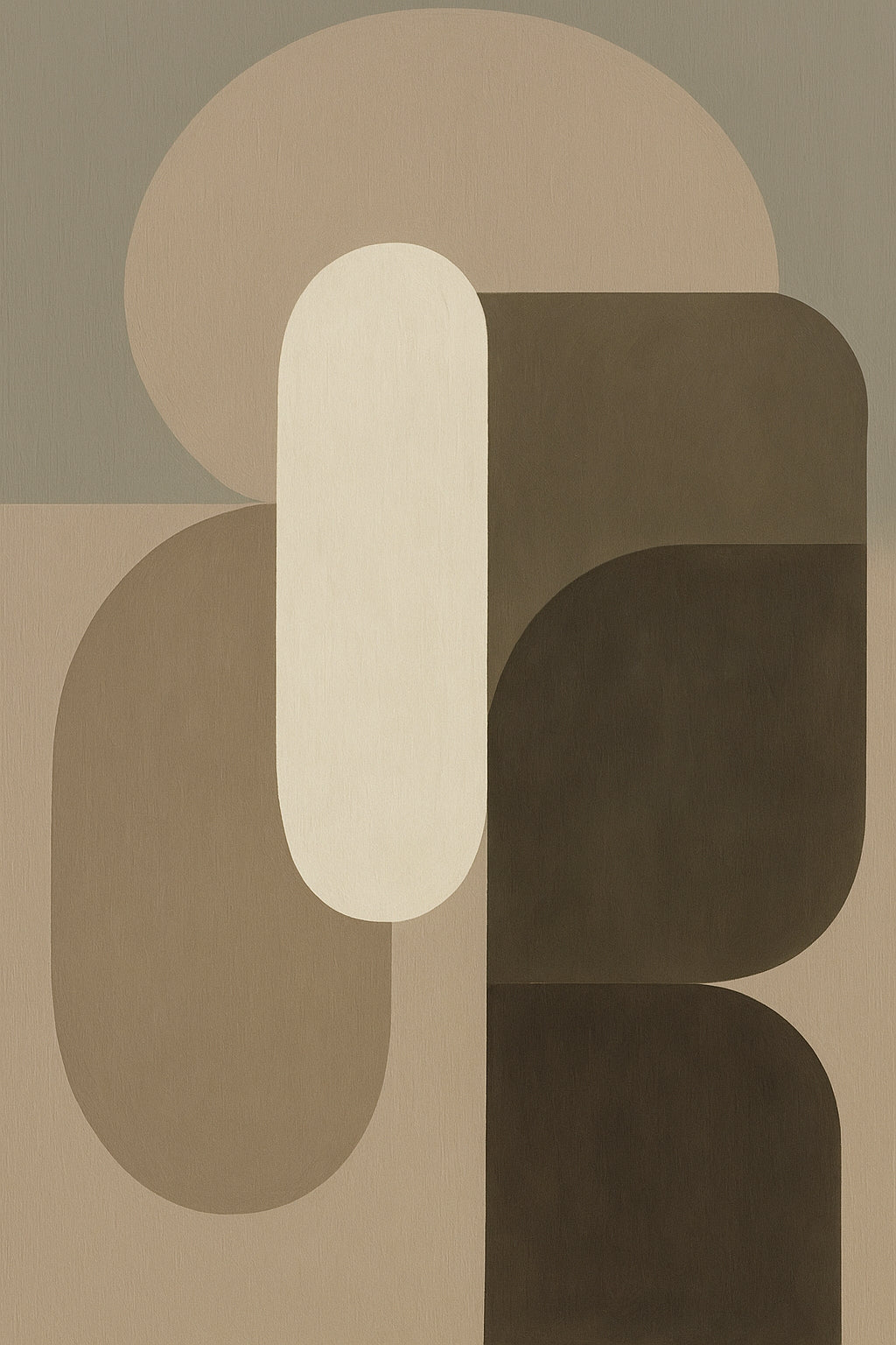 Olive Horizon Calm Abstract