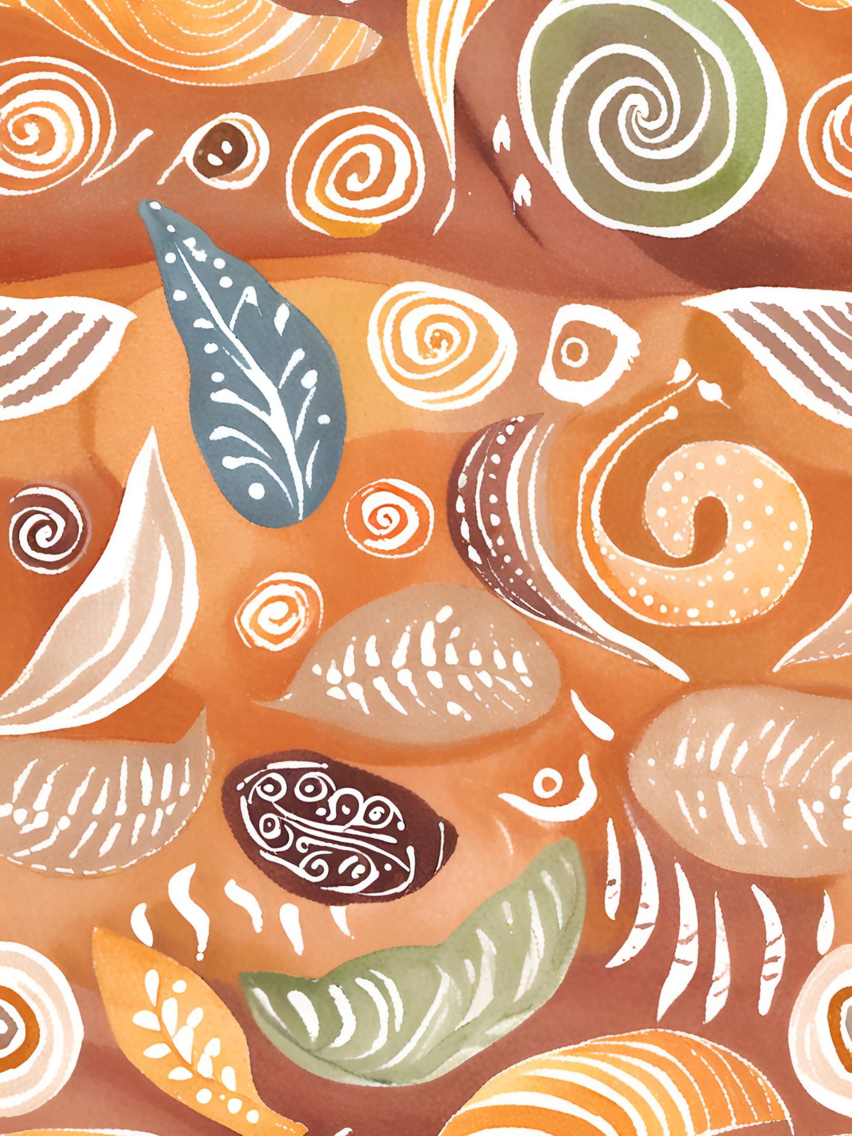 Warm Leaves Tranquil Ethereal