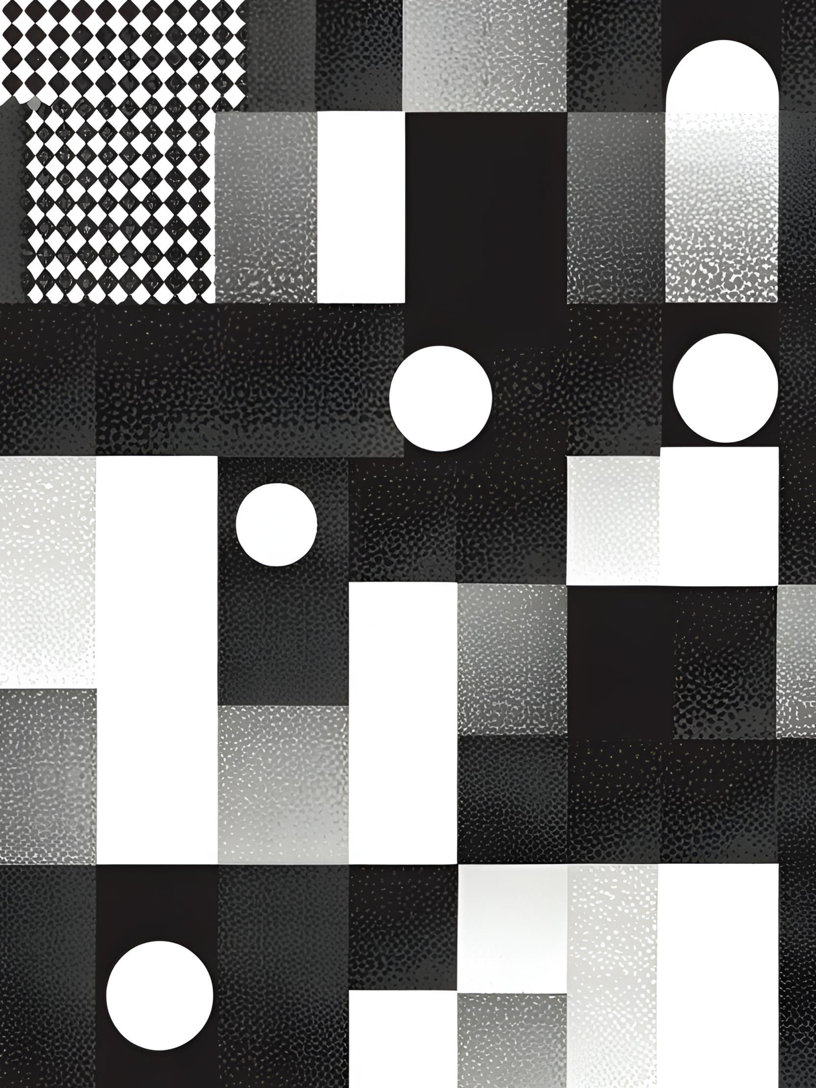 Monochrome Calm Abstract Harmonic
