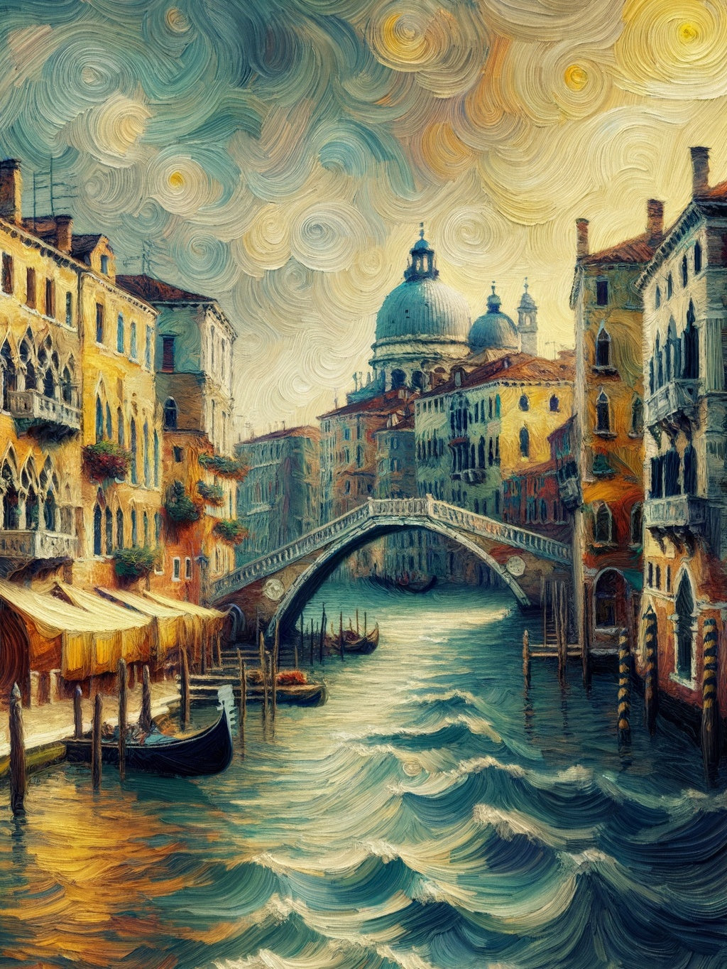 Whirling Shadows of Venice