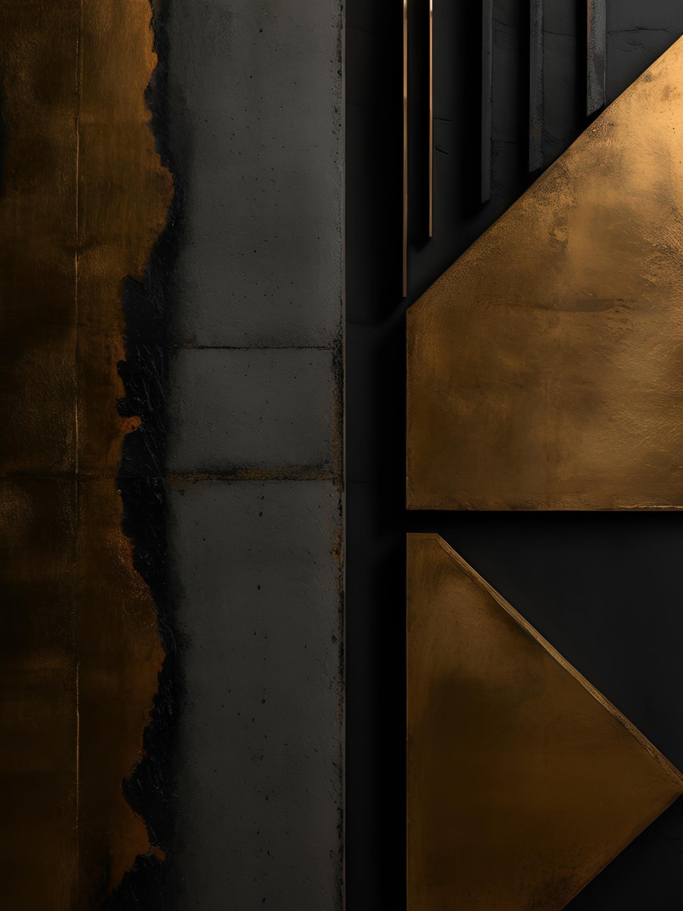 Gold Angular Modern Elegance