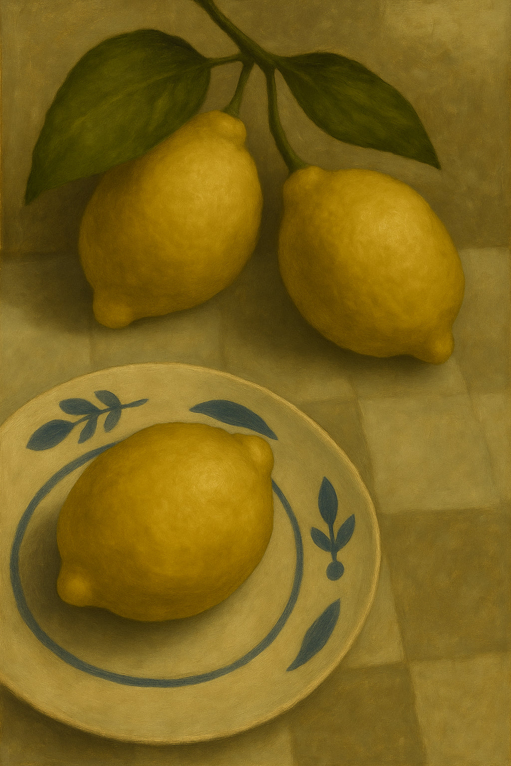 Yellow Lemons Modern Tr