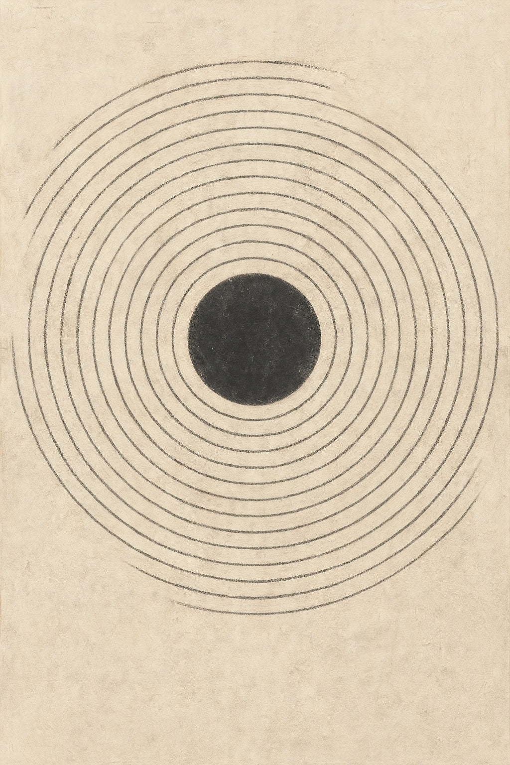 Still beige circle