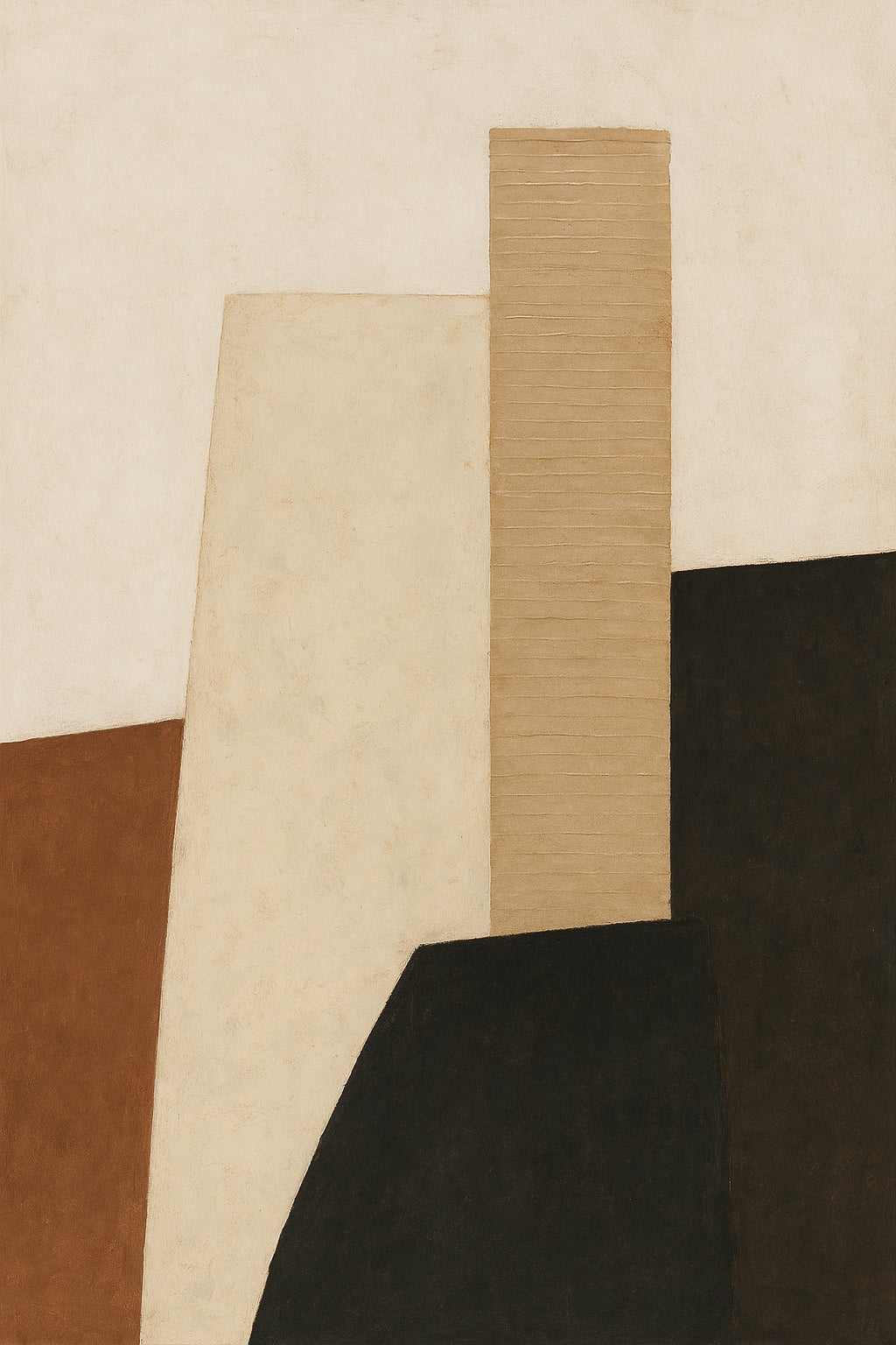 Ochre Zen Modern Abstract