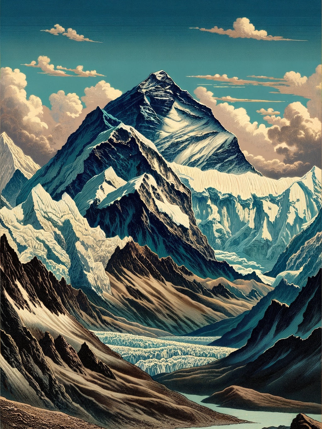 Majestic Everest: Timeless Elegance