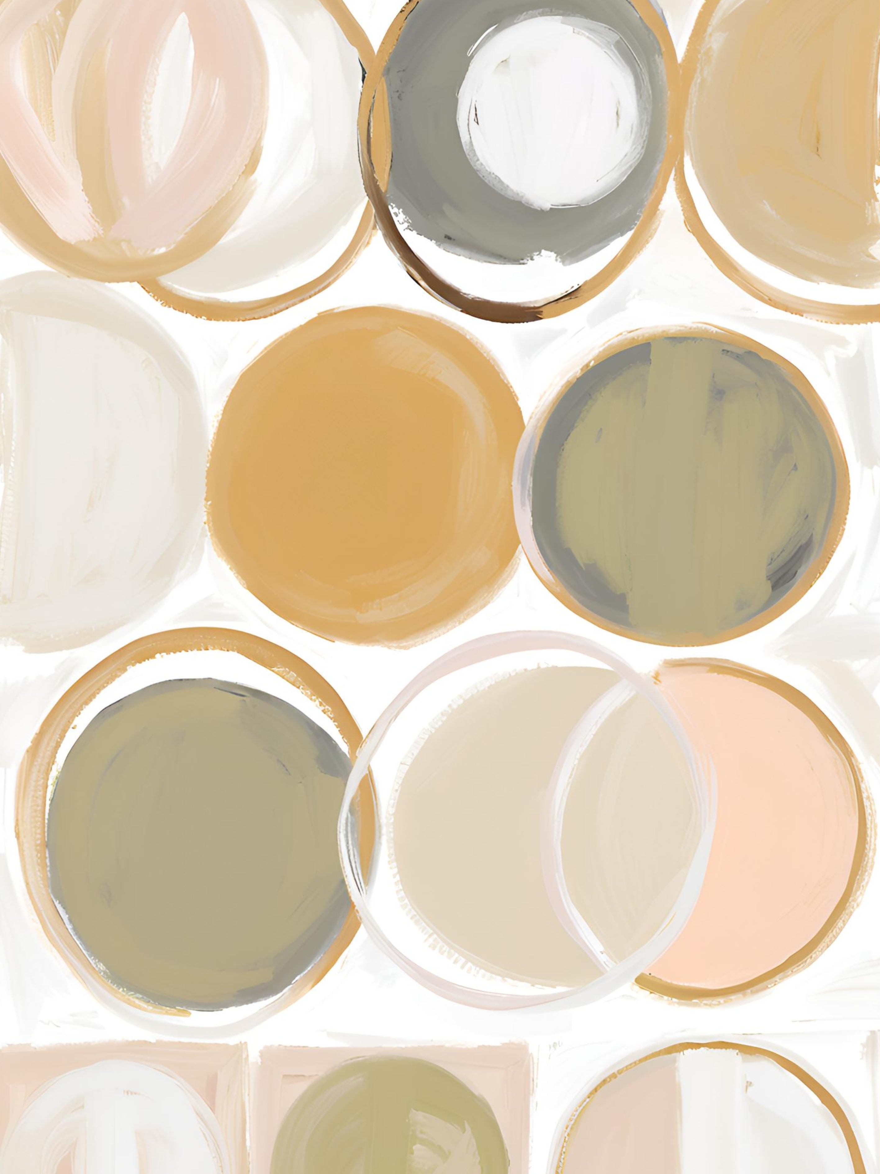 Blush Circles Modern Celestial
