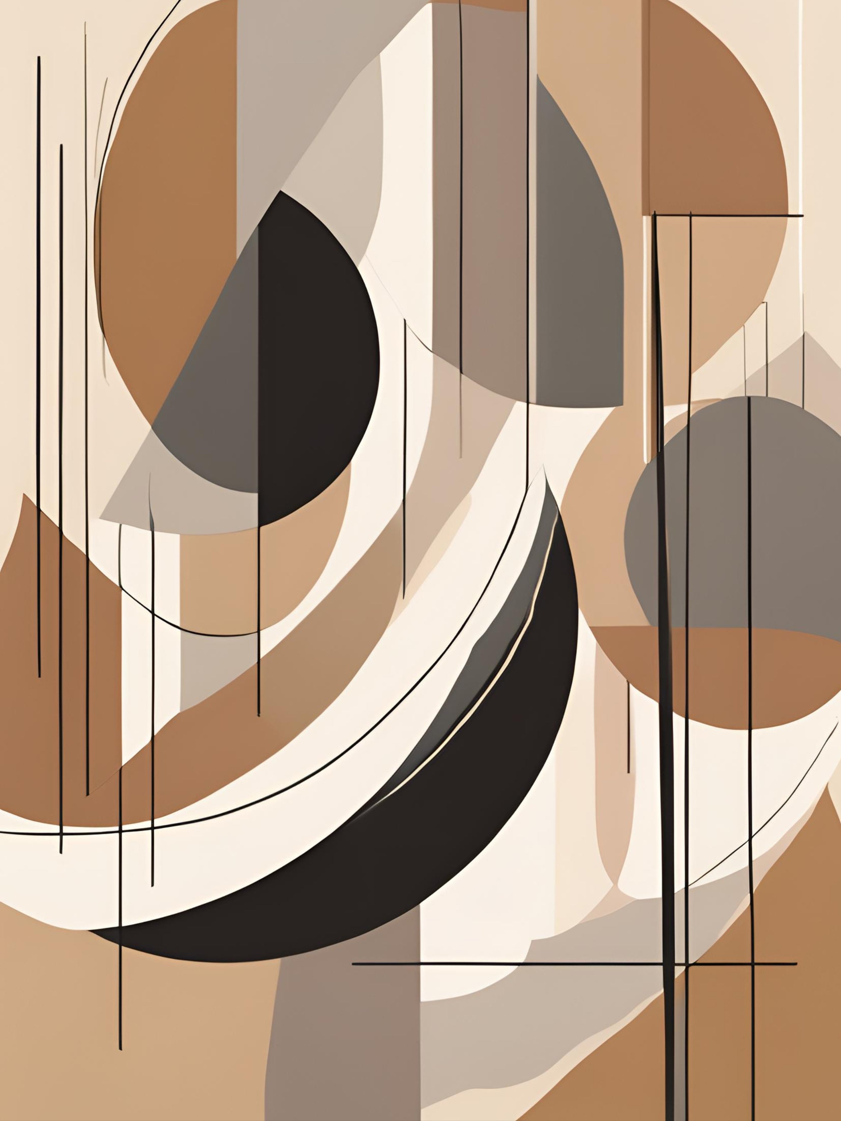 Beige Horizon Modern Calm