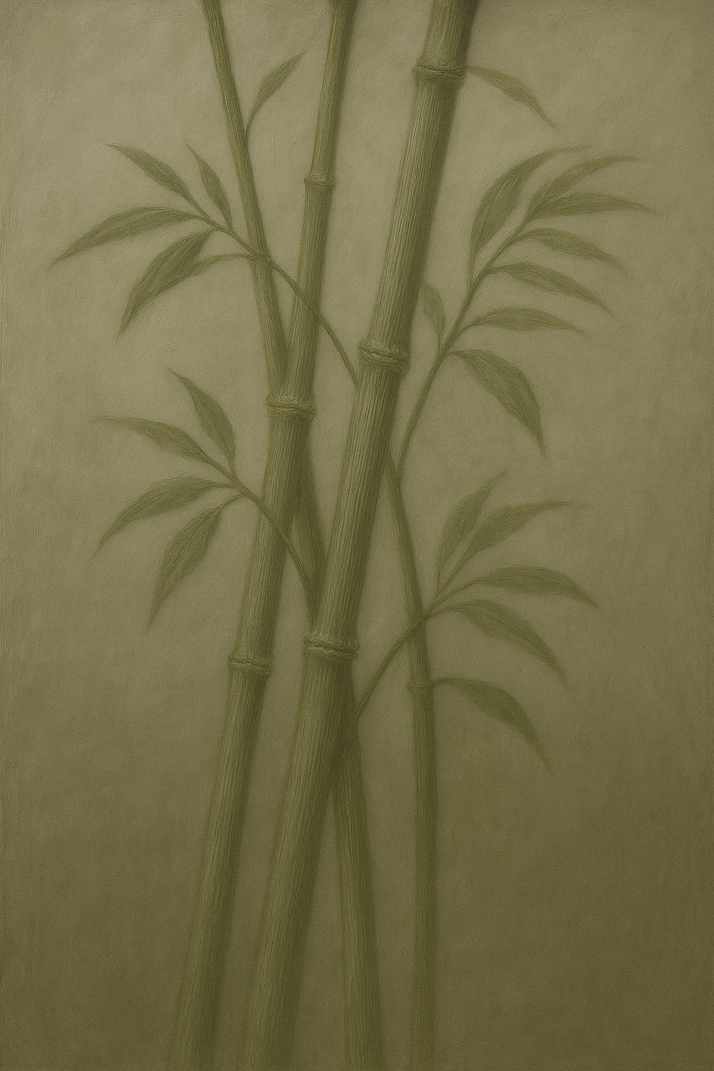 Calm Green Bamboo Impression