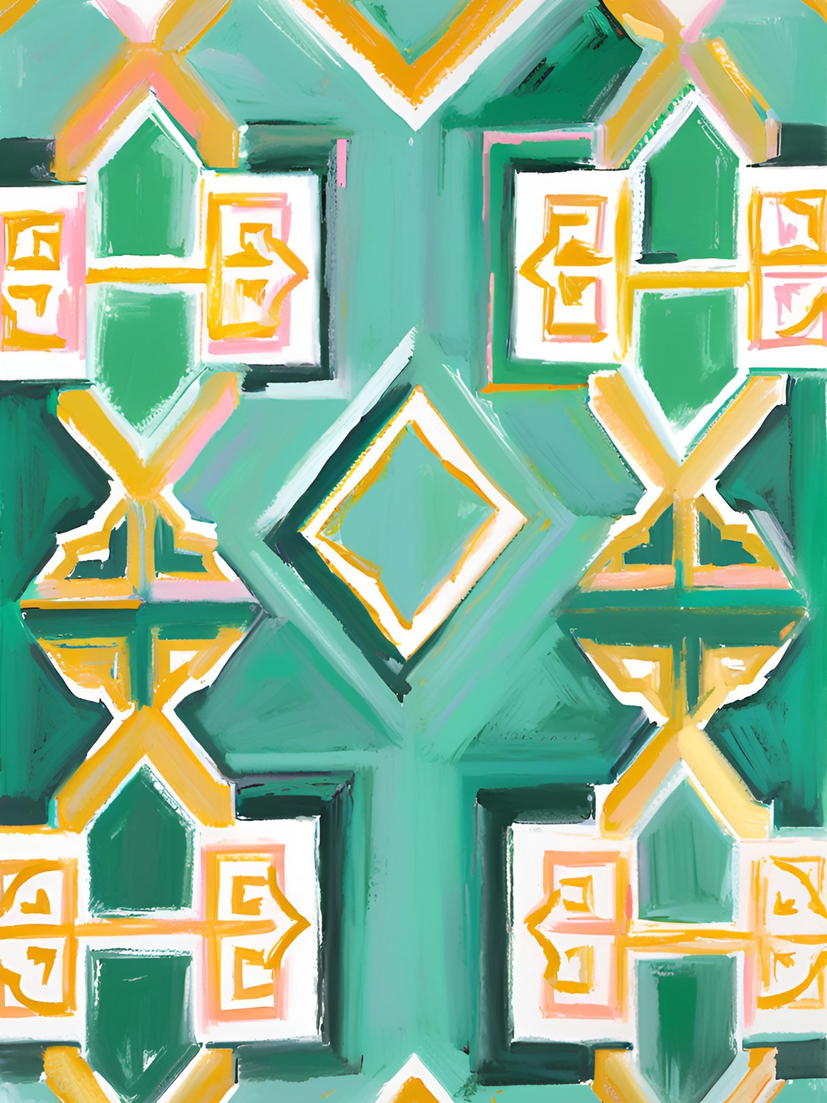 Teal Movement Modern Emotion