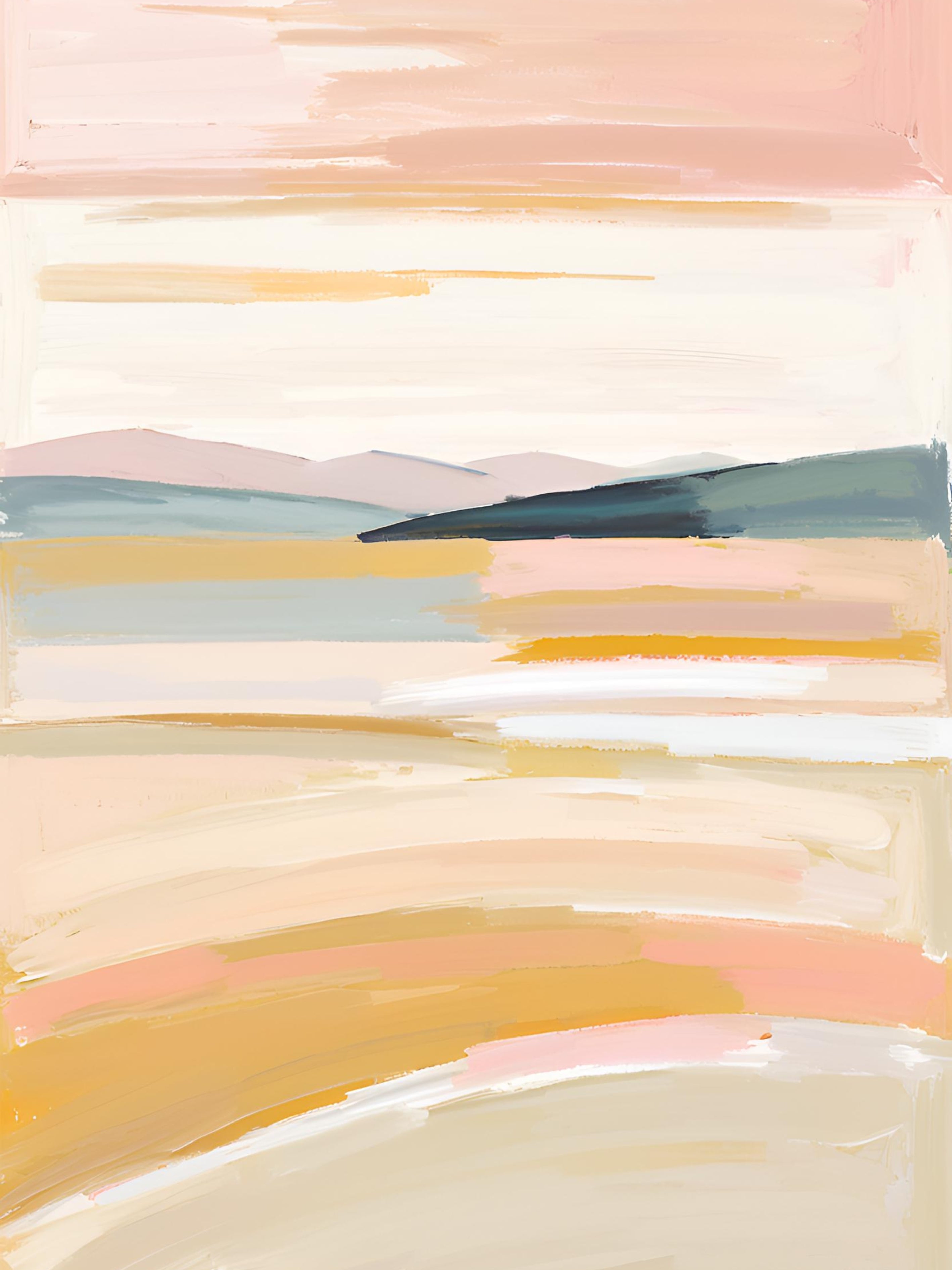 Pastel Horizon Calm Impression