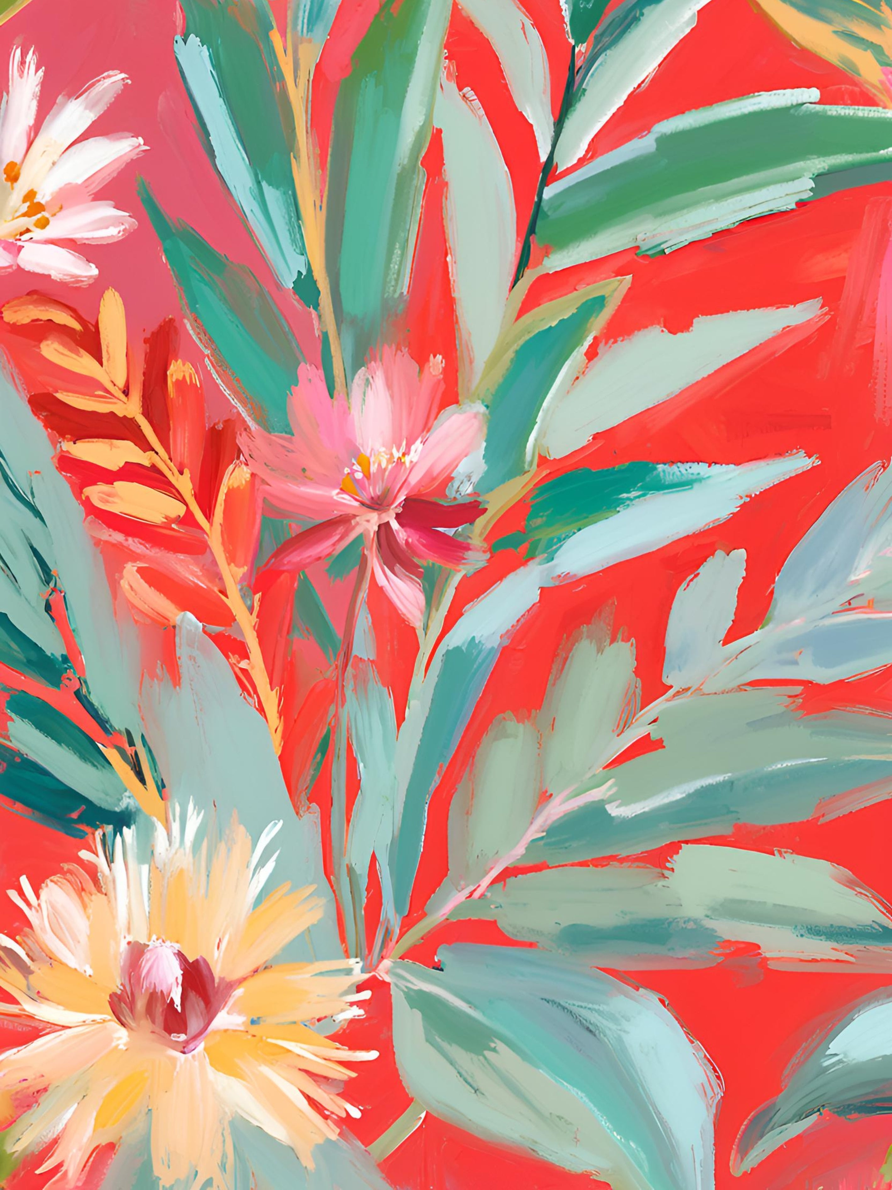 Turquoise Flowers, Ex Tranquil