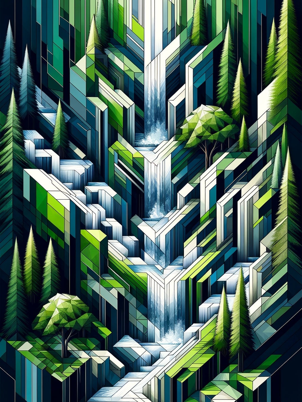 Geometric Cascade Harmony Unveiled