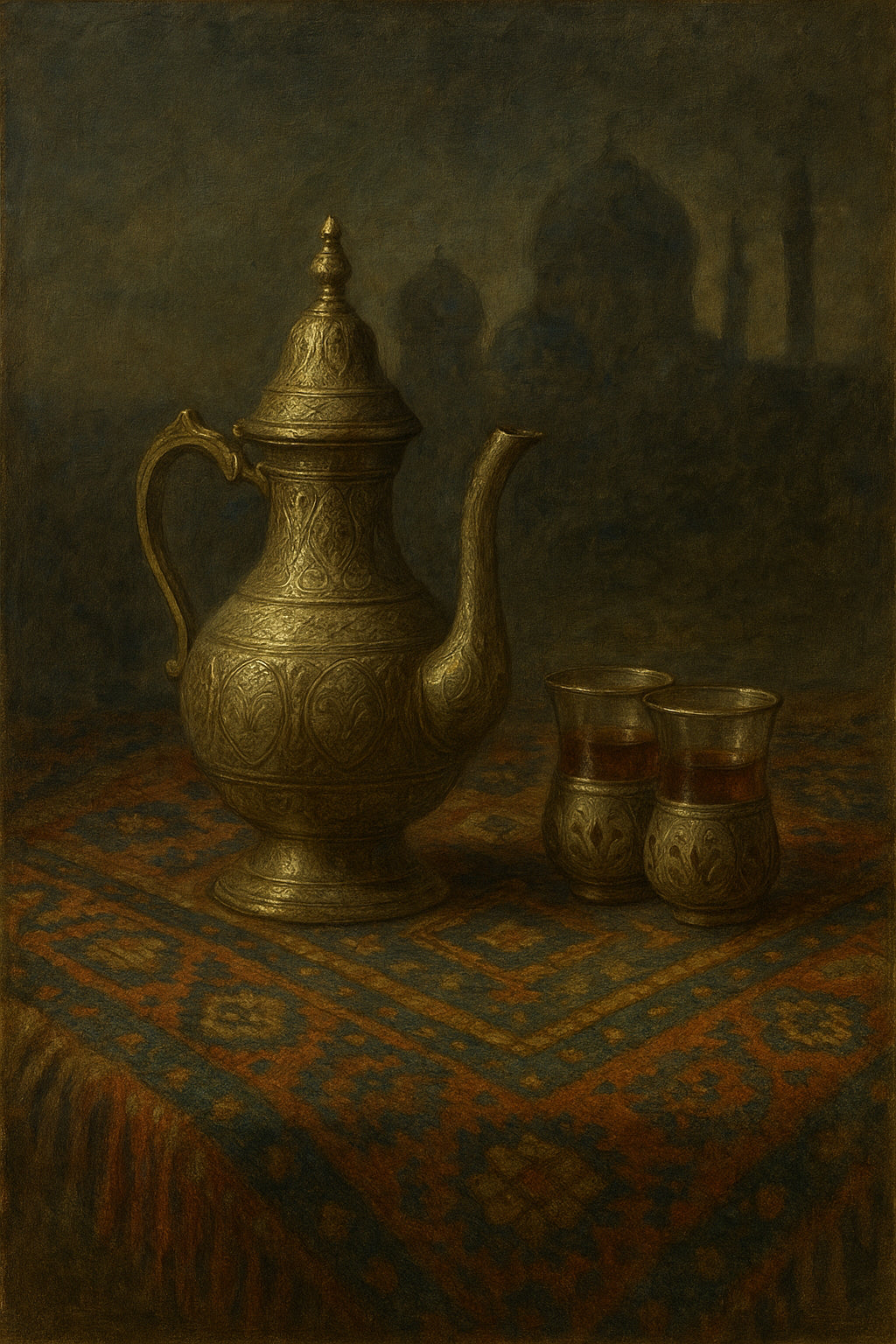 Amber Calm Modern Still