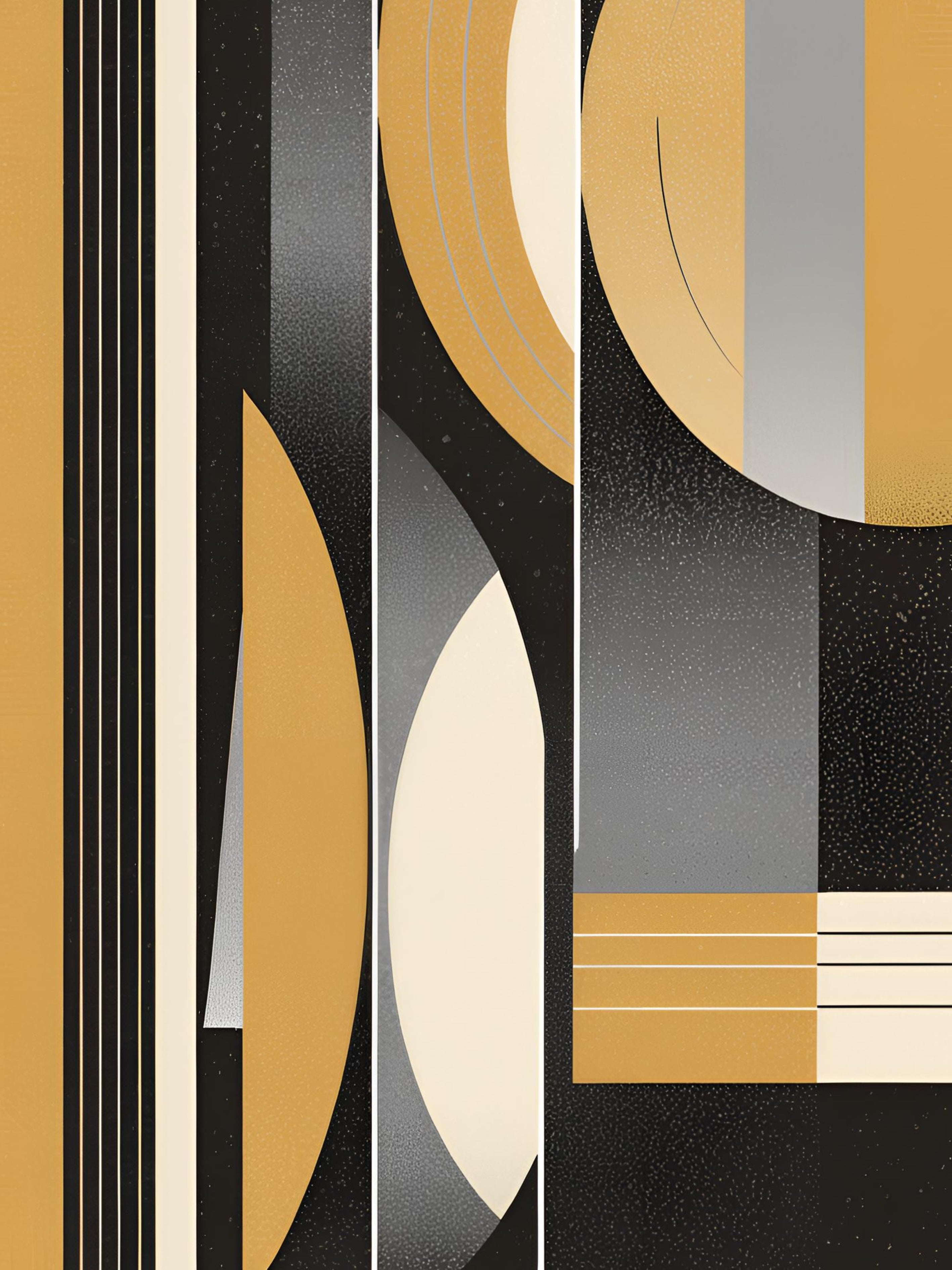 Golden Geometry Modern Elegance