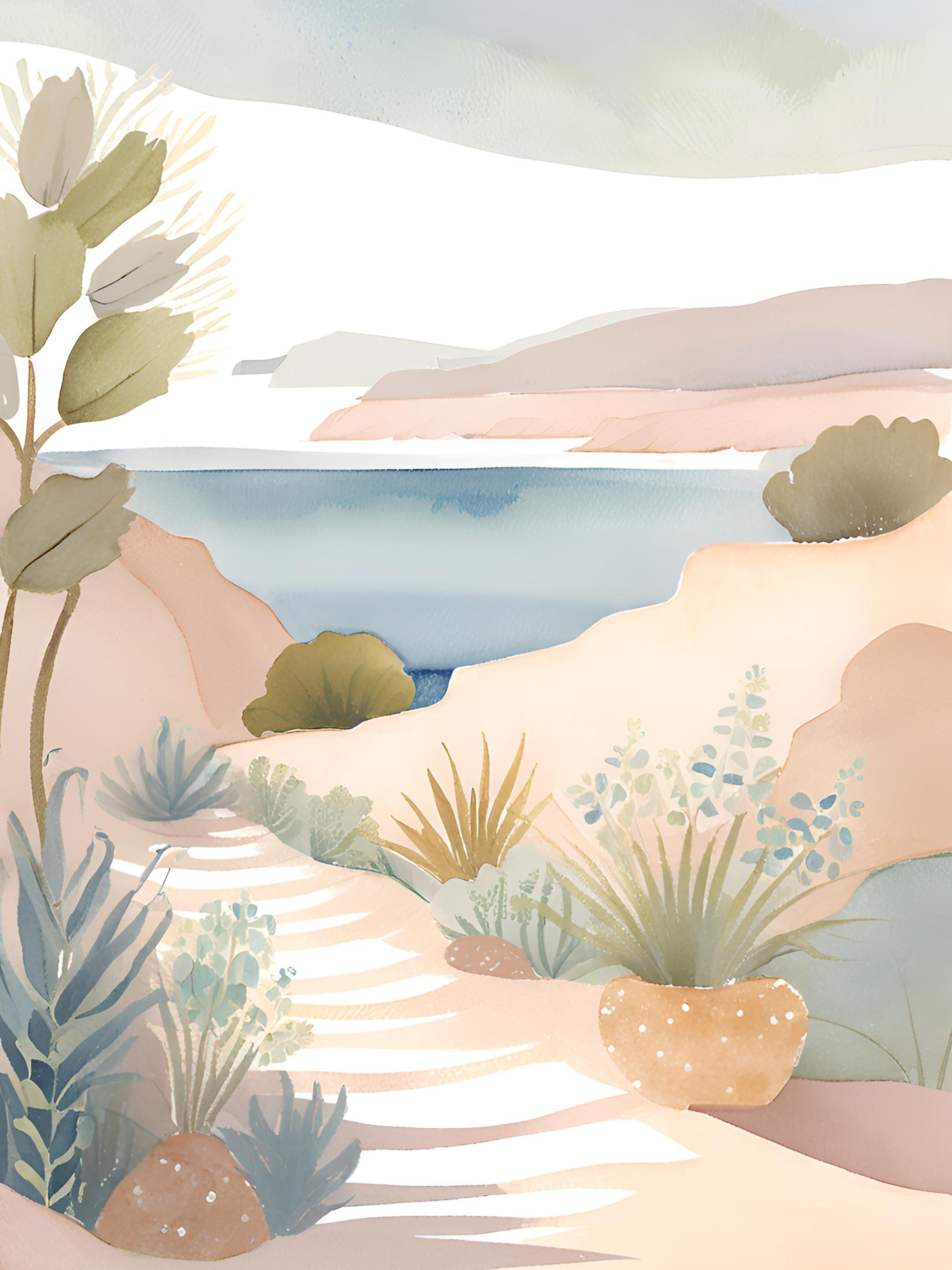 Pastel Horizon Modern Exploration