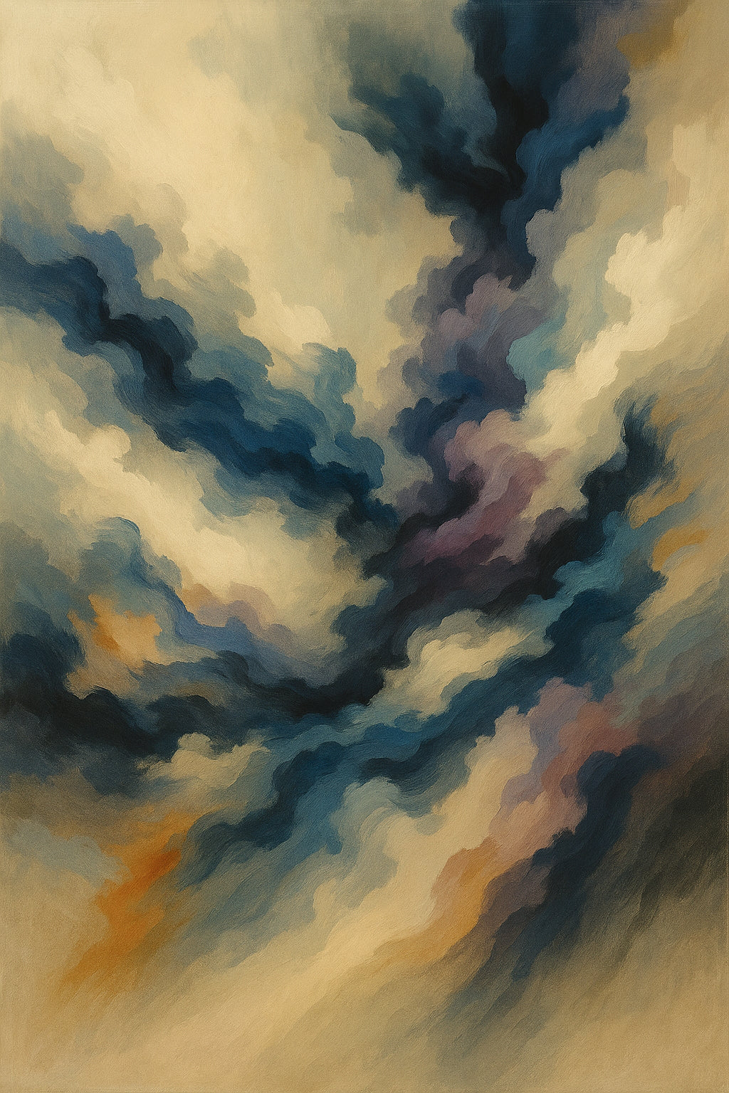 Indigo Sky Impressionist Aesthetic
