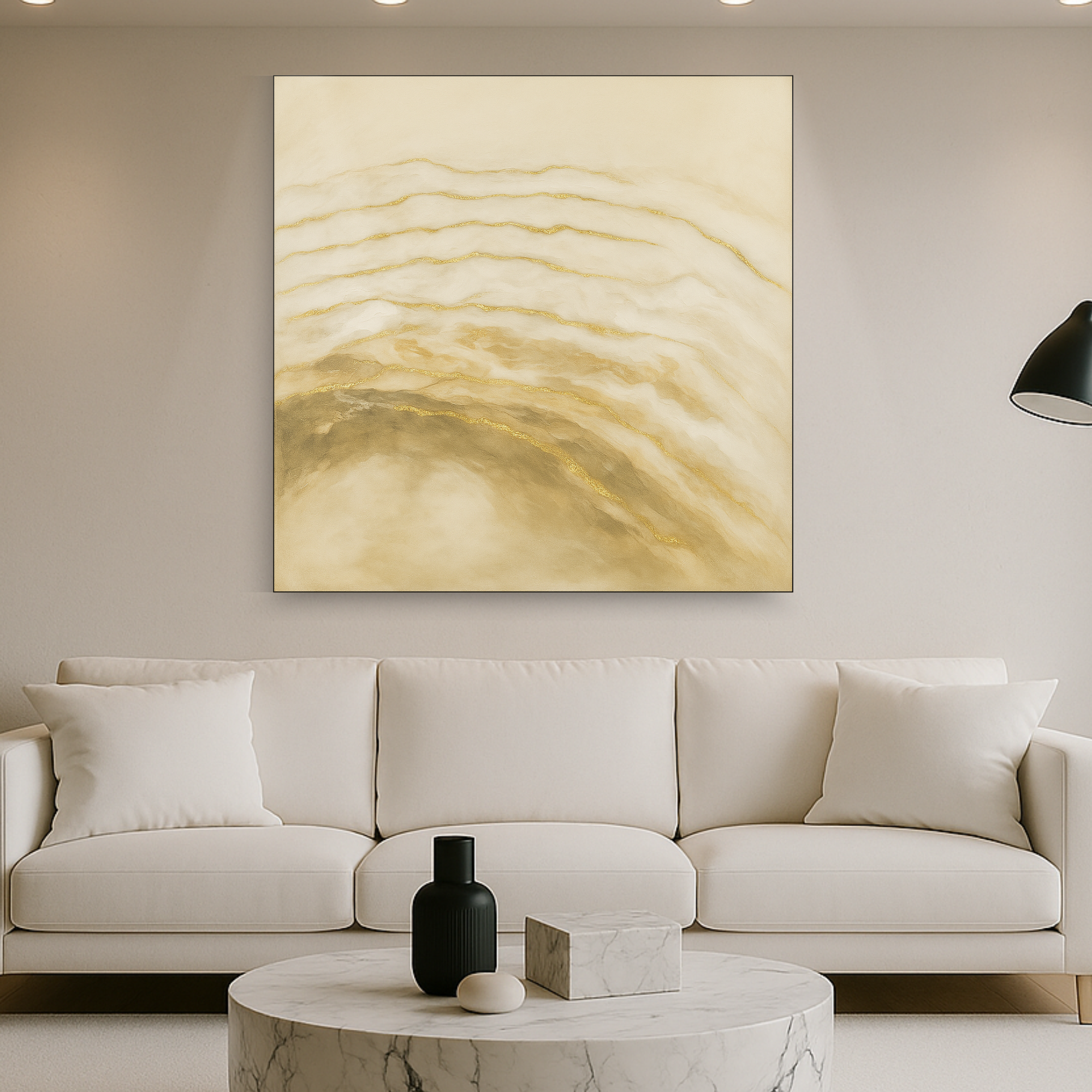 Golden light fade
